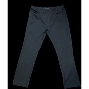 Travis Mathews Men's 38x32 Gray Open To Close Classic Pants